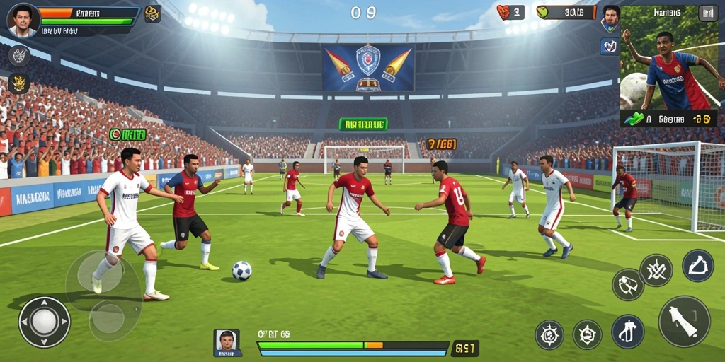 Efek suara yang menggugah semangat bermain.