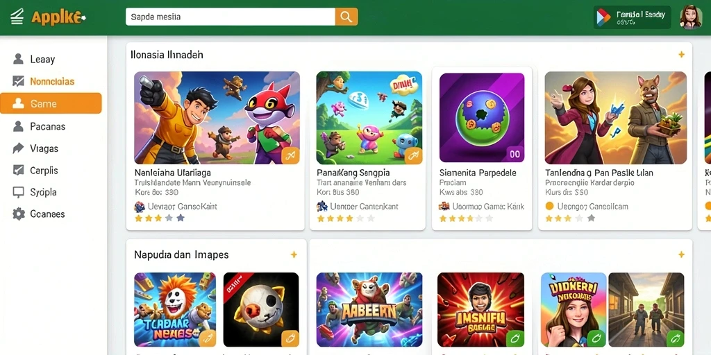 Ragam permainan seru yang bisa dinikmati semua kalangan.