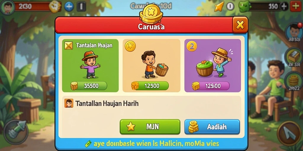 Pengalaman bermain yang seru dengan desain yang informatif.