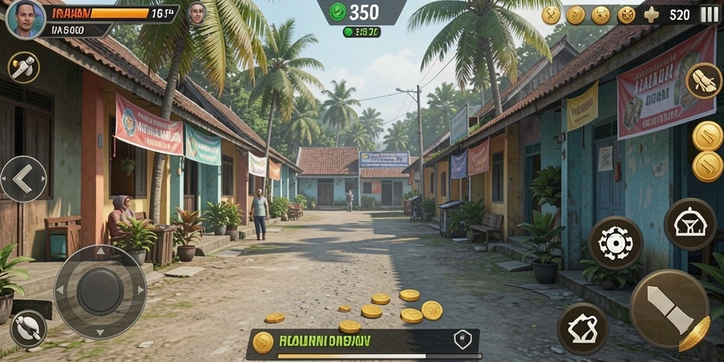 Screenshot saat pemain menyelesaikan level dengan sukses.