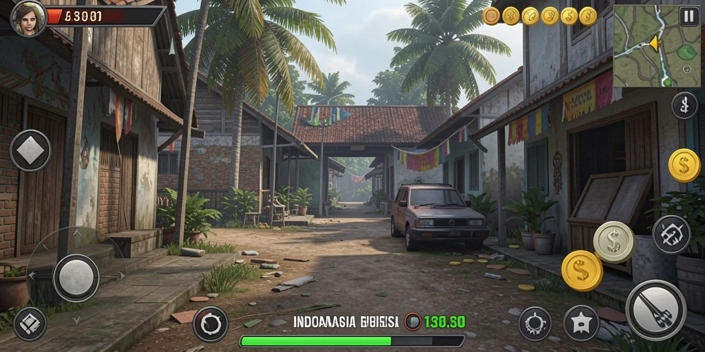 Adegan pertarungan seru yang menampilkan aksi mendebarkan.
