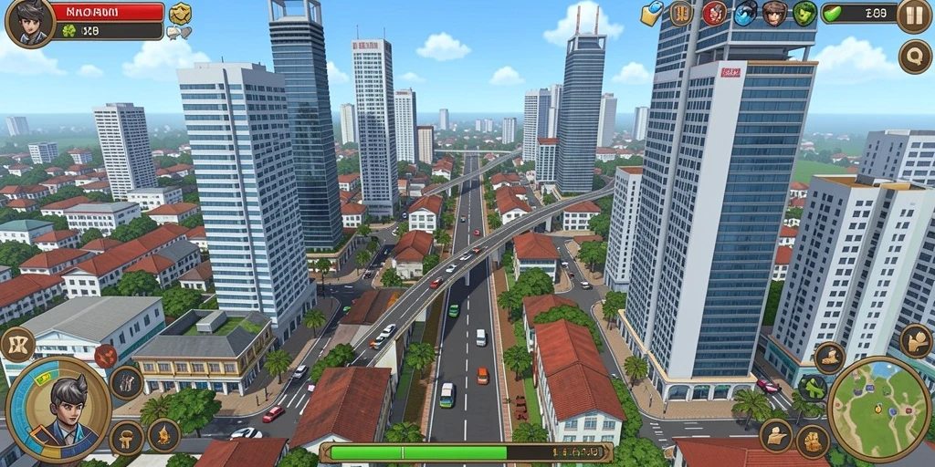 Interaksi pemain dalam salah satu momen seru di game.